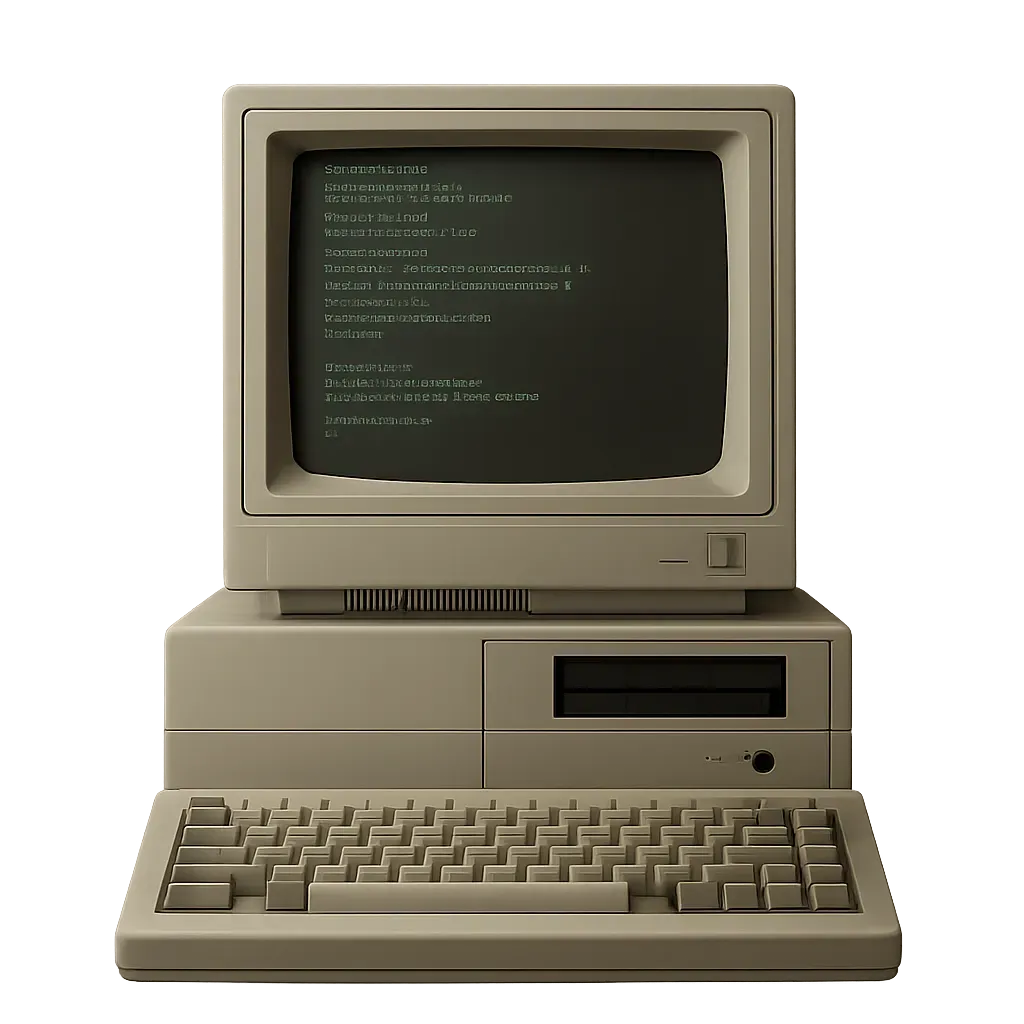 Old fashioned computer
